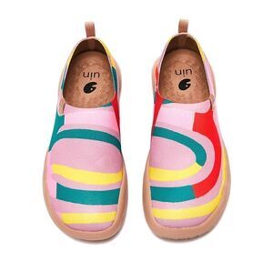 UIN Women's WalkingKnitted Comfort Loafers (Toledo Passionate São Paulo)No Box
